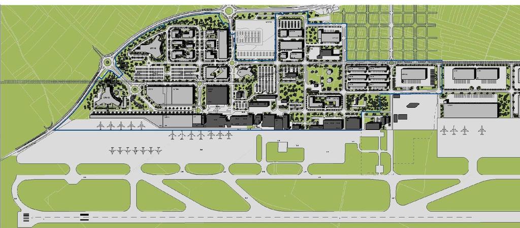 Aeropolis - Masterplan Aeropolis a premium location for doing business, especially for: hotel and catering services, logistics and distribution, high-tech companies, banks and insurance companies,