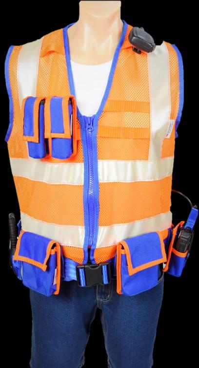 1-2011 High Visibility Safety Garments Tech Vest Lite Notebook Pouch Part No: TVLNP Tech Vest