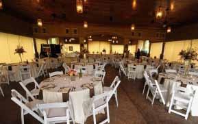 provide ideal space for altar, band stage, buffet or appetizer display, cake table, or bar Drop-pendant speaker system and wireless