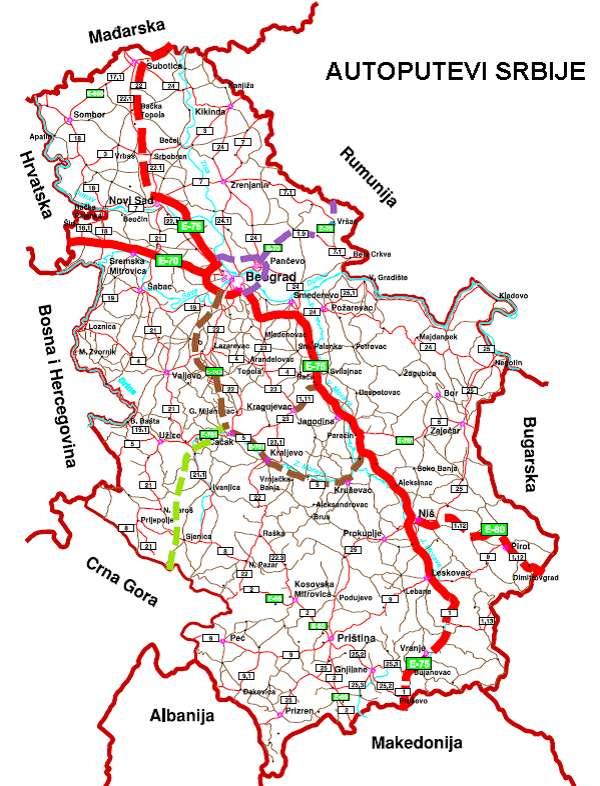 6. We mention that in 2008, Serbia proposed E-761/M-5 for extension of Basic network, where it was also put into function of connecting the corridor 10 and