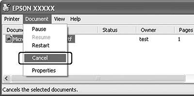 Sa računara Za korisnike operativnog sistema Windows Kliknite dvaput na ikonu štampača na traci zadataka.