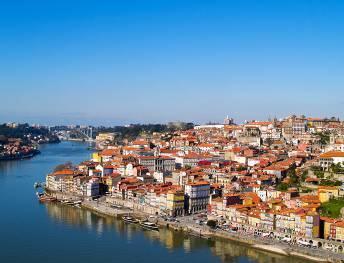 Noon Porto City Tour Douro River Hilltop Episcopal Palace Porto Skyline Start your tour in the heart of
