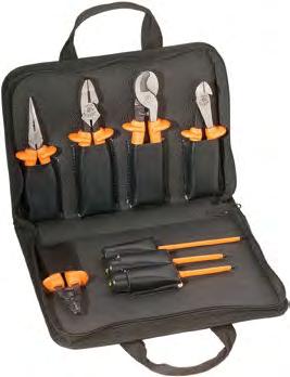 Insulated Tool Kits Premium Insulated 8-Piece Tool Kit No. D2000-9NE-INS and D2000-48-INS cut ACSR, screws, Cat.