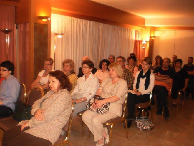 self-institution in the event hall of the hotel "Esperia" in Kavala. Speech by Yorgos N.