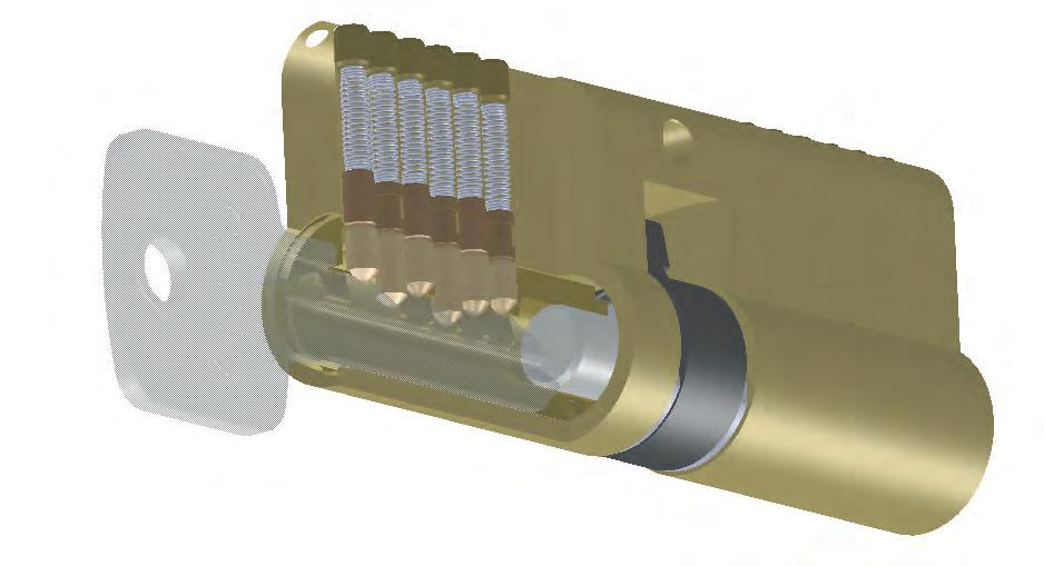 LoCK CYLInDErs lock cylinder classes Class a lock cylinder with basic anti-burglary protection level (6-ward structure) 1