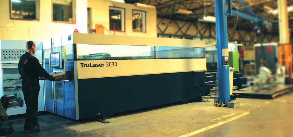 services Laser cutting We have a two-table laser TRUMPF with power of 5 kw.