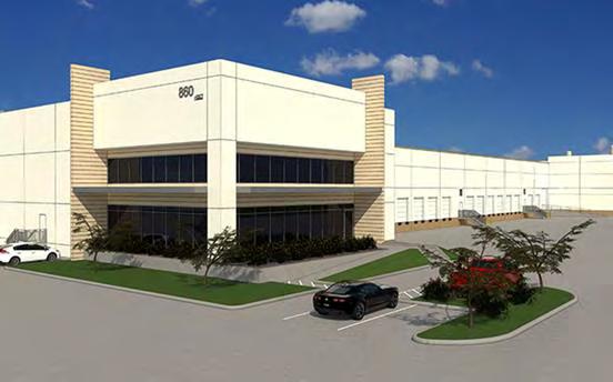 started construction on 2 buildings totaling 252,000 SF near SH 225 and Sens Rd.