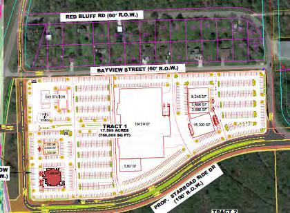 Area of interest for future mixed-use development is a combined
