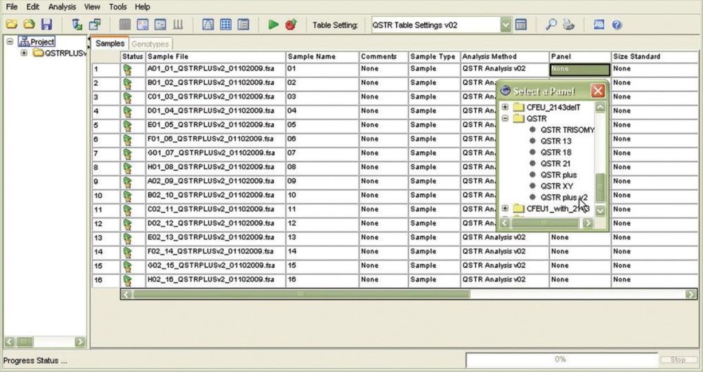 Slika 10: Izbor QST*R postavki panela Pregled QST*R podataka 1. Izaberite uzorak za analizu (istaknite red uzorka). 2. Pritisnite za Display Plots (Prikaži grafikone). 3.