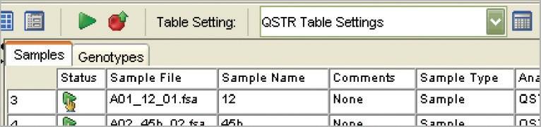 Slika 8: Pronalaženje minimalnog opsega pomoću sirovih podataka o uzorku Analiza uvezenih QST*R datoteka 1.