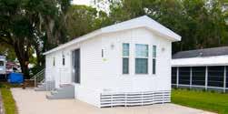 Only $375 per month plus metered electric Summer Park Model Vacation Home Rentals PLATINUM HOME Filled with amenities, platinum vacation homes have a raised lanai that is an enclosed, full length