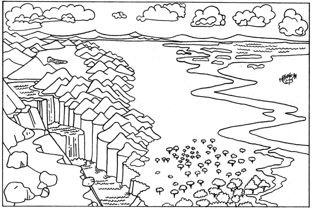 I N T E R A C T I V E S T U D E N T N O T E B O O K Section 1 Use the landscape drawing below to complete the following: 1. How did water affect people s choices of where to settle?