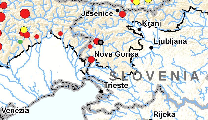 The Isonzo/Soca river