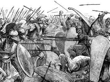 Section 6 the Battle of Plataea The Spartans led the fight against the Persians, in a fierce battle outside the city of Plataea.