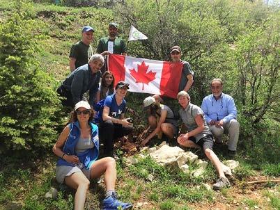 THIS YEAR S HAPPENINGS WHEN OUR FRIENDS FROM THE BRUCE TRAIL CONSERVANCY VISIT US preserve and protect this natural area and its lovely forests, and helped us plant a seedling cedar tree in honour of