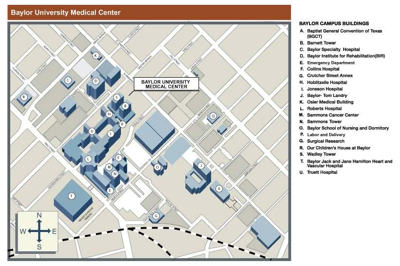 Dallas: (continued)campus MAP: