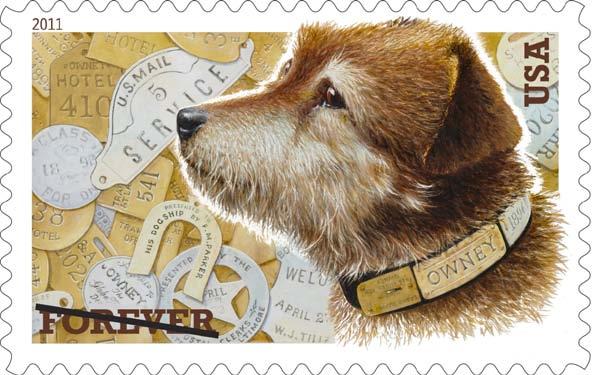 CELEBRATE OWNEY IN YOUR COMMUNITY Owney traveled the country on mail trains in the 1890s.. This summer, he embarks on a new adventure: becoming a postage stamp! Stamp images U.S. Postal Service.