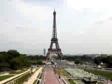 As well as admiring it from ground level, tourists can go to the top and see a great view of Paris, including the River