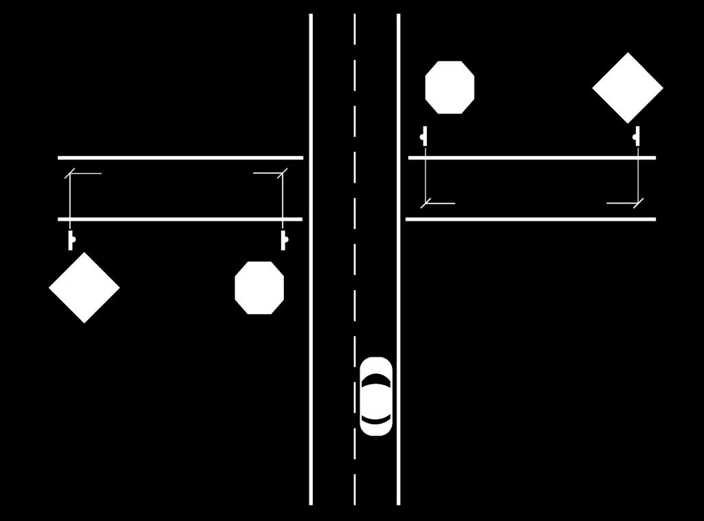 Common Road Crossing Schematic 150ft -