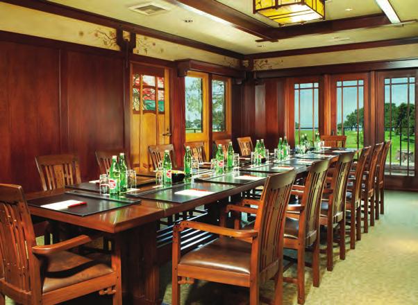 MEETING SPACE Meetings and banquets at The Lodge at Torrey Pines offer the finest amenities, inspiring views of the Pacific Ocean, and the serenity