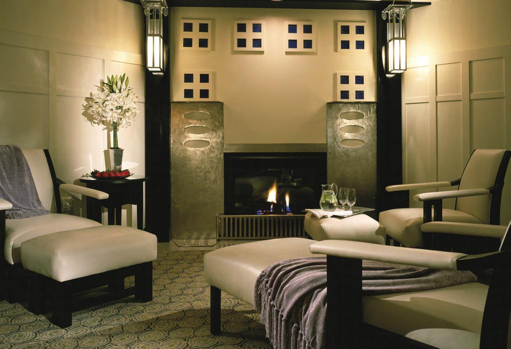 THE SPA Designed as a homage to the early 20th-century Scottish designer Charles Rennie Mackintosh, The Spa