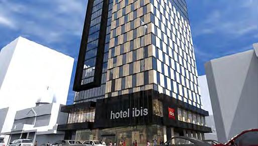 the new 307 room ibis hotel (pictured) and the 105 room Quest on King William South.