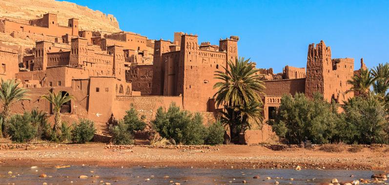 The itinerary Day 8 Boumalen Dades Qella M gouna Ouarzazate Today discover the beautiful Valley of Roses, famous for its rose gardens and adobe villages.