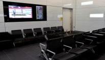 Here you will find recliner chairs with power points and a great view of the airfield.