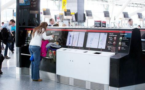 Only passengers who have a boarding pass which is valid for travel are allowed in to the pre-security