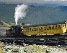White Mountains Tour (R 1) A Two Day Rail Tour in the White Mountains Mount Washington Cog Railway Crawford Notch -- Conway Scenic Railroad 9:30 am.