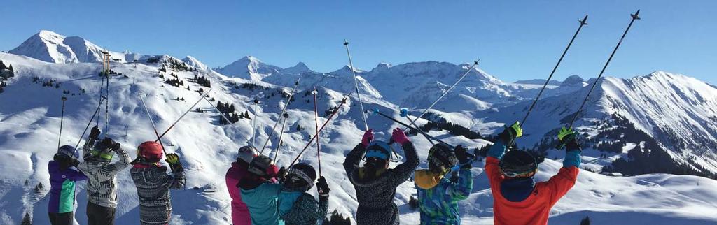 WINTER CAMP 6-15 year olds KIDS CLUB 2-5 year olds 14 In a superb Swiss alpine setting, children enjoy a wellbalanced, happy and safe holiday experience which introduces them to a variety of winter