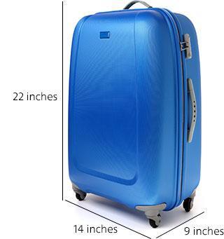 Dimension for Carry- On Bag: Dimension for Check- In Bag: The dimension cannot exceed 62 linear inches of combined length, width, and height, and cannot weight
