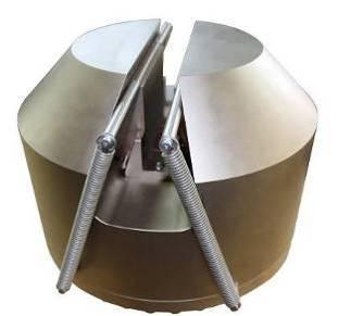 TH175-300 300 kn 517 kn at 7 bar and 300 kn load 84x120 mm (height x width) Nickel-plated steel 1.2711 Ca. 100 kg Jaws for TH175-300 TH175-300-B25 Blank jaws 84x120 mm 10-25 mm Ca. 3.9 kg TH175-300-BP25 Pyramid (serrated) jaws 84x120 mm 10-25 mm Ca.