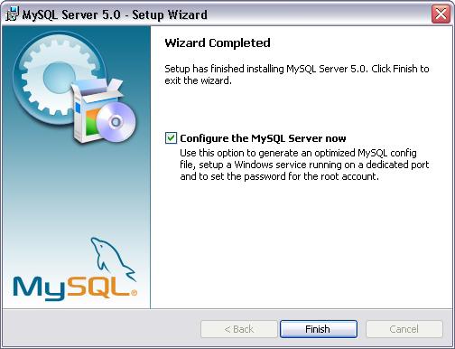 Čarobnjak za konfigurisanje MySQL servera Čarobnjak za konfigurisanje MySQL servera automatizuje proces konfigurisanja servera. On kreira prilagođeni MySQL konfiguracioni fajl (my.ini ili my.