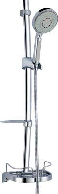 100mm hand shower with 5 functions, finishing with chrome; (satin/gold/ white), 2.