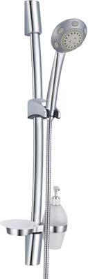 SS658W 1. 115mm hand shower with 5 functions, finishing with chrome; (satin/gold/ white), 3*1.