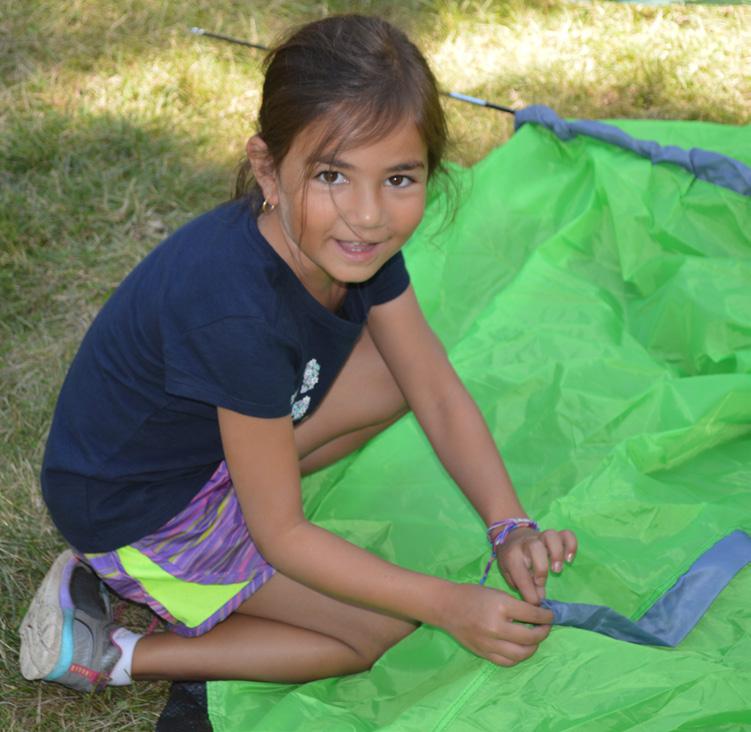 Campers perform plays about Jewish holidays, create Judaic art pieces, play