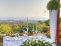 terrace of the Hotel Colleverde near Agrigento boasts sweeping views across the Valley of the Temples.