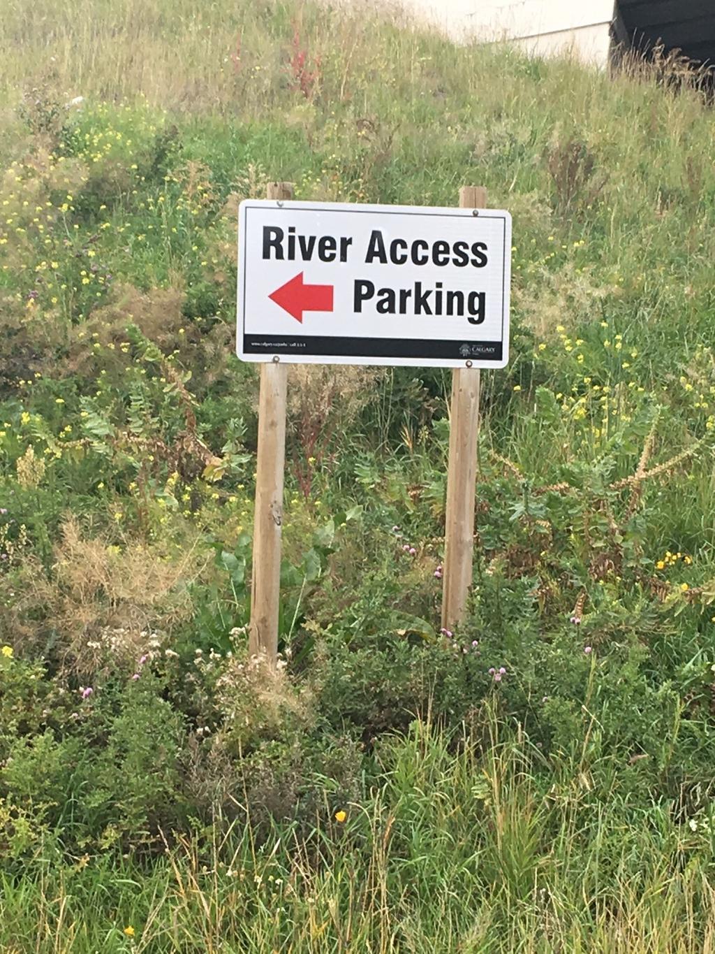 Maps will be created for the river access system, similar to the Calgary Parks and Pathways map.