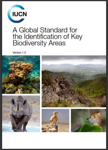 Lead the Development of Global Standards Such as the recently-agreed standard on Key Biodiversity Areas