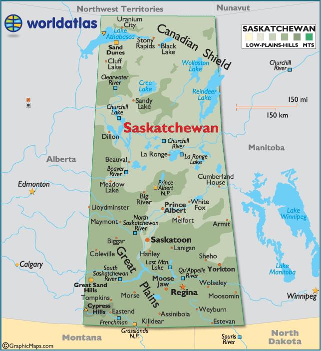 SASKATCHEWAN 1. What is the capital of Saskatchewan? 2. What province borders Saskatchewan to the north? 3. What province borders Saskatchewan to the west? 4.