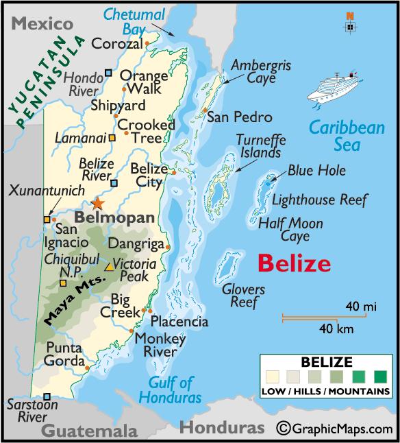 At a Glance Belize Capital Belmopan