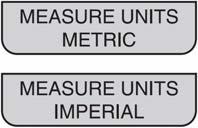 Informacijski sustav vozila Mjerne jedinice Za izmjenjivanje između metričkih i anglosaksonskih jedinica, listajte do prikaza i pritisnite tipku SET/RESET.