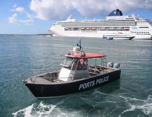 Patrol Vessel Patrol vessels are typically used of maritime ports.