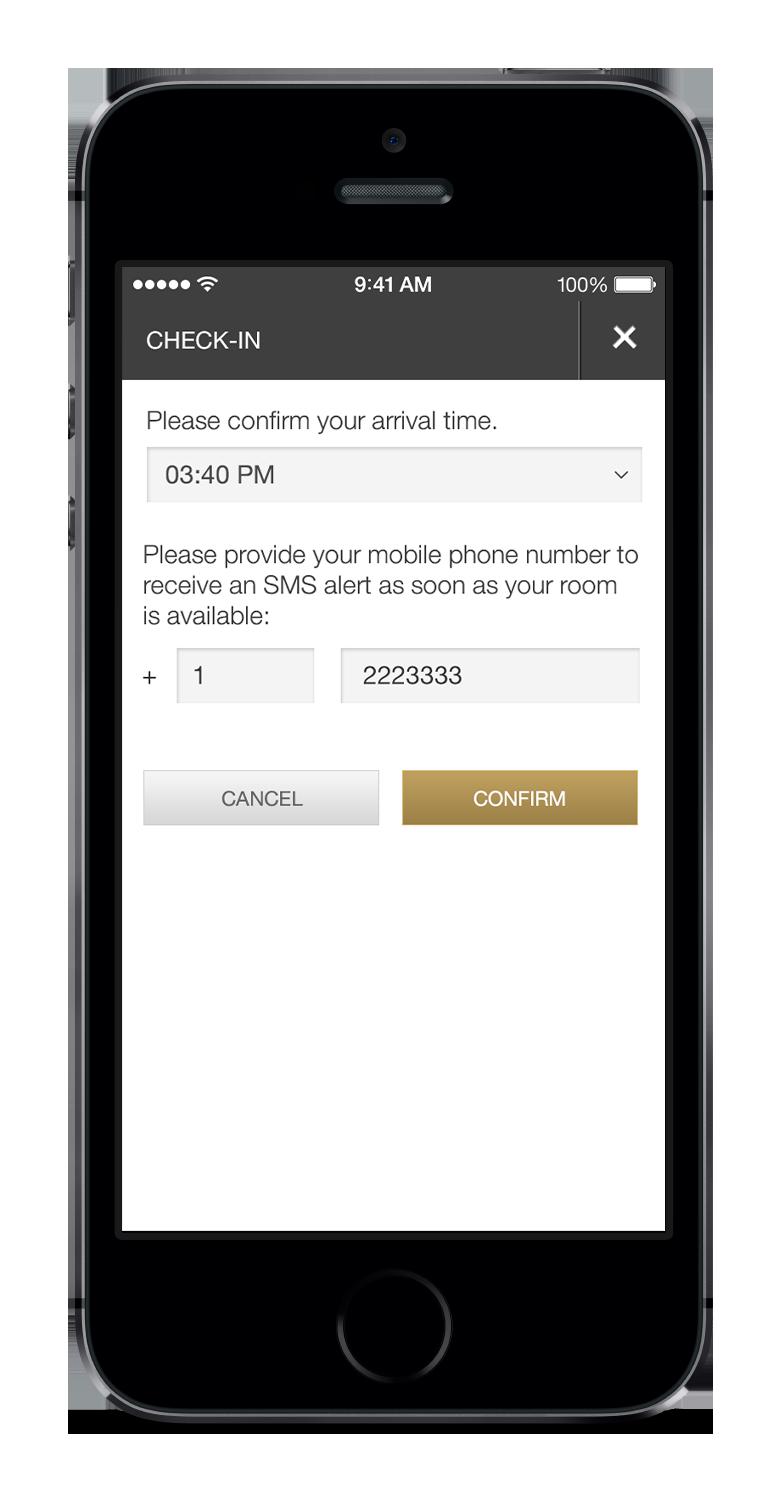 Final Project Concept: Mobile Guest Services [Slide 1/3] MOBILE CHECK-IN E-mail invitation at 4 pm day prior to arrival Mandatory