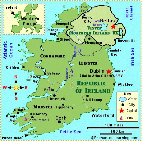 part of Ireland England gave Ireland freedom