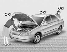 Upravljanjem Vašim vozilom OMG015008 Vožnja po autoputu Pneumatici: Podesite pritisak u gumama prema zahtevima za vožnju na autoputu.