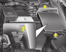 Održavanje Ako farovi ili druge elektronske komponente ne rade, a osigurači su ispravni, proverite panel sa osiguračima u odeljku motora. Ako je osigurač pregoreo, zamenite ga.