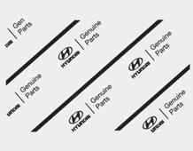 originalnih Hyundai delova prouzrokovan ugradnjom ili kvarom delova koji su imitacija, lažni ili polovni ne priznaje firma HYUNDAI MOTOR COM-PANY 3.