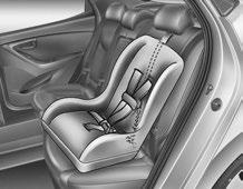 Sigurnosni sistemi vašeg vozila OMD030021N 1. Okrenite dečije sedište i pričvrstite ga preko sedišta u vozilu.